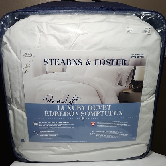 Nwt-Stearns-Foster Luxury Comforter/devut - Picture 4 of 11